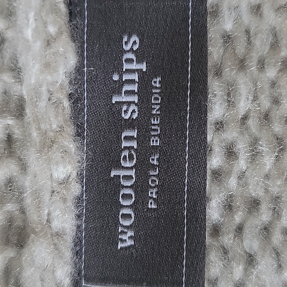 Wooden Ships Mohair Wool Blend Knitted Long Cardigan Size S/M - Picture 6 of 8